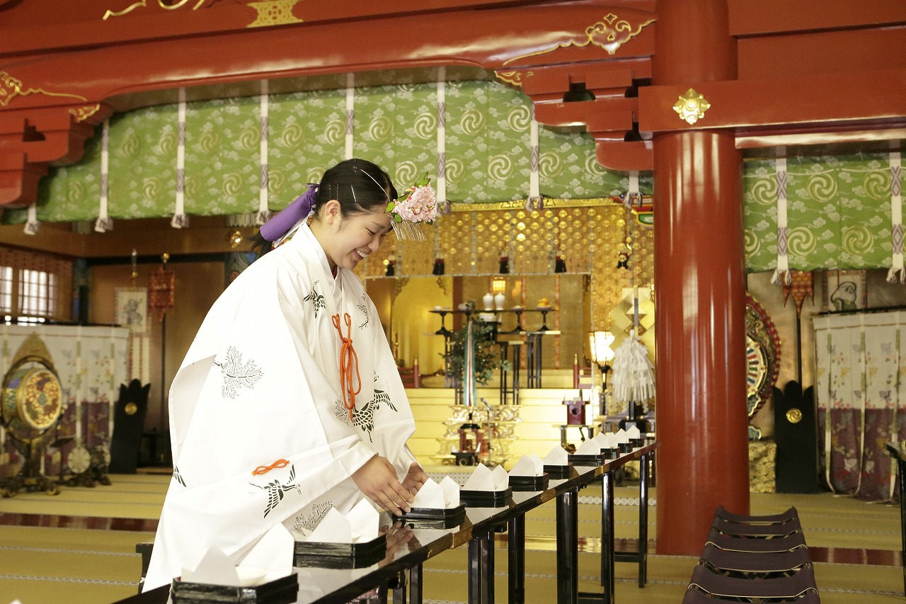 第二回 神前結婚式 拝見 巫女さんのお仕事 神社検定コラム 神社検定